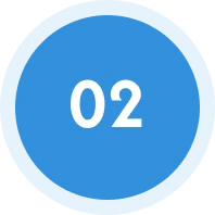Circle showing number two